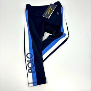 NWT POLO RALPH LAUREN Side Strip Logo Leggings - 2T